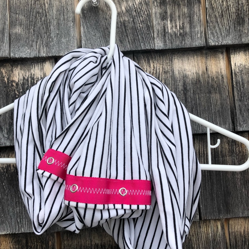 Lot of 2 Ivivva Jersey Scarves- 1 with flaws